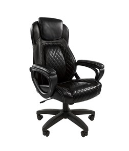 Кресло CHAIRMAN 432, экокожа, цвет черный в Норильске