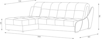 Угловой диван Токио (ППУ) в Норильске - предосмотр 1