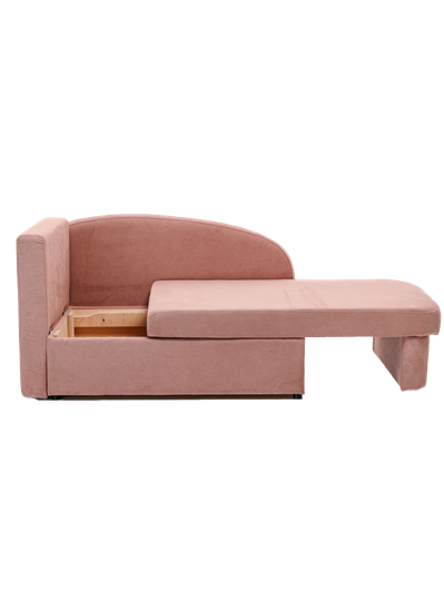 Мягкий диван левый Тедди розовый в Красноярске - изображение 1