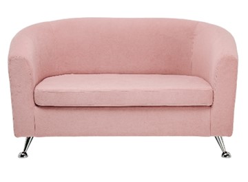 Прямой диван Брамс 2Д розовый в Красноярске