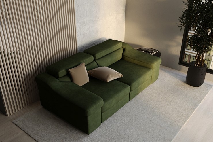 Прямой диван Мюнхен с выкатным механизмом в Норильске - изображение 9