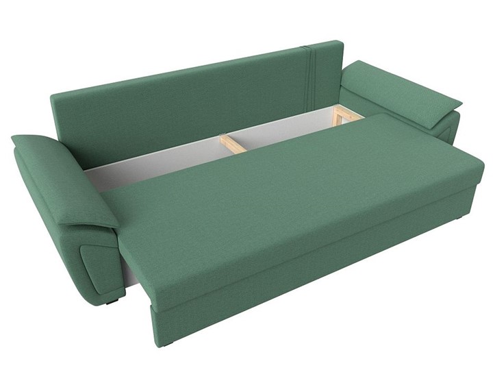 Прямой диван Нэстор Лайт, Амур зеленый (рогожка) в Норильске - изображение 1