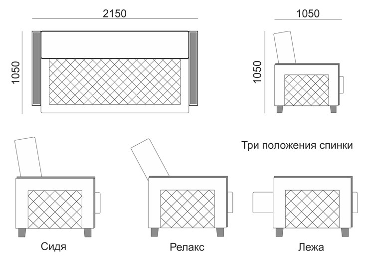 Прямой диван Милана 8 БД в Красноярске - изображение 5