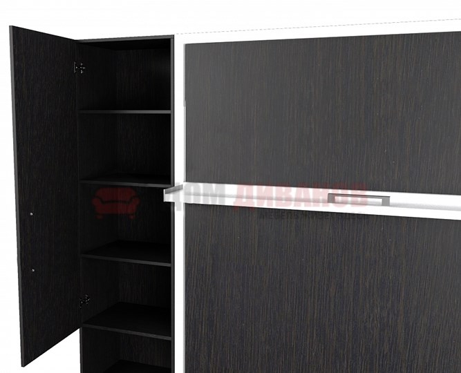 Диван Кровать-трансформер Smart (ШЛ+КД 1400+ШП), 2 шкафа, без подлокотников в Норильске - изображение 2