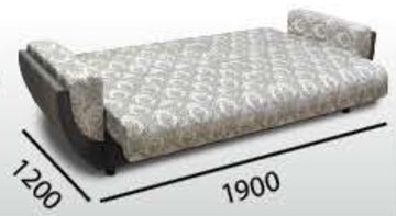 Прямой диван Акварель 2 БД в Норильске - предосмотр 1