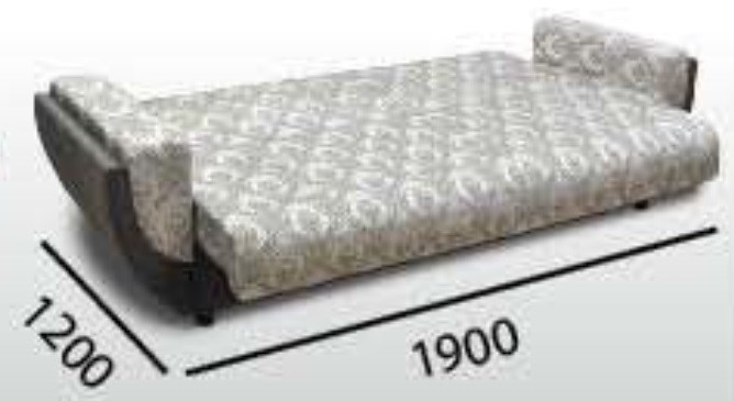 Прямой диван Акварель 2 БД в Норильске - изображение 1