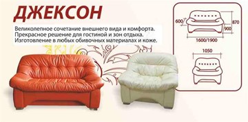 Прямой диван Джексон МД в Красноярске - предосмотр 1