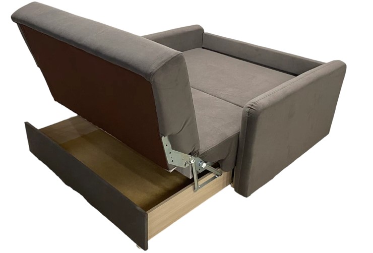 Прямой диван Уют  Аккордеон 1200  БД с подлокотником, НПБ в Норильске - изображение 7