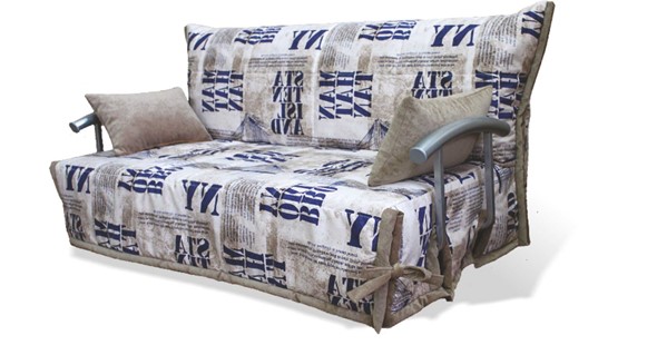Прямой диван Аккордеон с боковинами, спальное место 1400 в Норильске - изображение