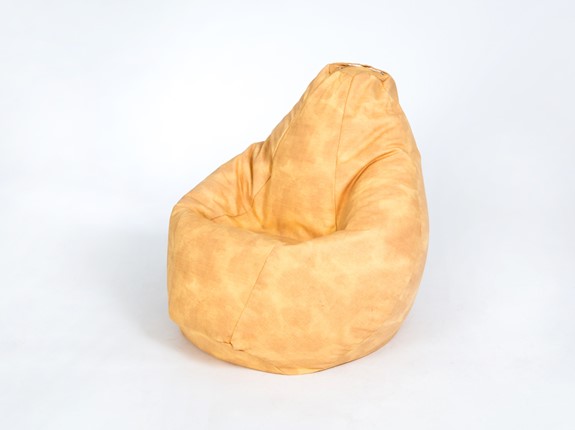 Кресло-мешок Груша малое, жаккард, песок в Красноярске - изображение