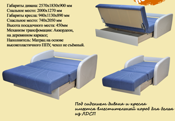 Раскладное кресло Коралл 1 в Красноярске - предосмотр 1