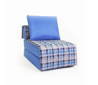 Бескаркасное кресло Харви, синий - квадро в Норильске