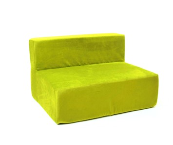 Кресло бескаркасное Тетрис 100х80х60, зеленое в Норильске