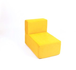 Кресло Тетрис 50х80х60, желтое в Красноярске