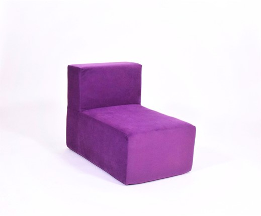 Кресло Тетрис 50х80х60, фиолетовое в Красноярске - изображение