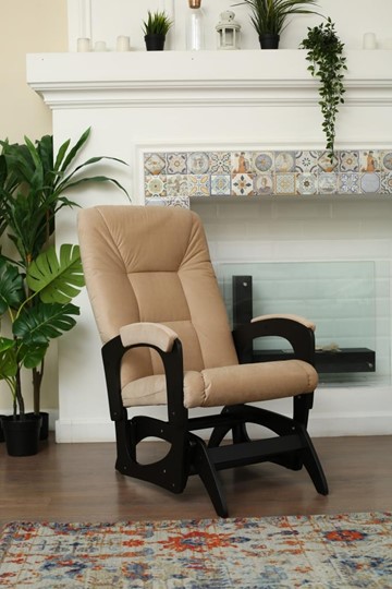 Кресло-качалка Леон маятниковая, ткань AMIGo песок 29-Т-П в Норильске - изображение 3