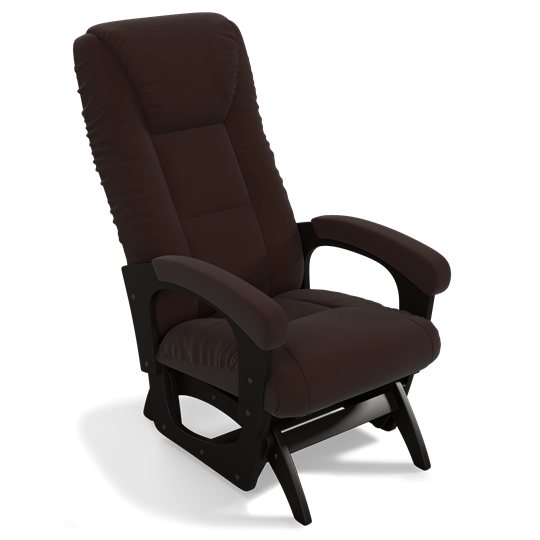 Кресло-качалка Леон маятниковая, ткань AMIGo шоколад 29-Т-Ш в Норильске - изображение 1