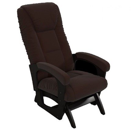 Кресло-качалка Леон маятниковая, ткань AMIGo шоколад 29-Т-Ш в Норильске - изображение