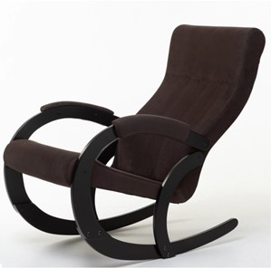 Кресло-качалка в гостиную Корсика, ткань Amigo Coffee 34-Т-AC в Норильске