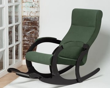 Кресло-качалка в гостиную Марсель, ткань Amigo Green 33-Т-AG в Норильске - предосмотр 3