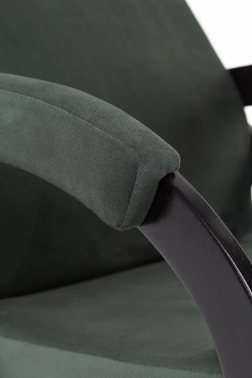 Кресло-качалка в гостиную Марсель, ткань Amigo Green 33-Т-AG в Норильске - изображение 4