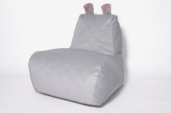 Кресло-мешок Бегемот серый в Норильске - изображение