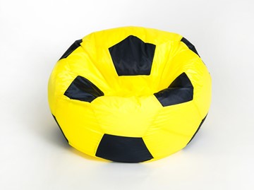 Кресло-мешок Мяч большой, желто-черный в Красноярске