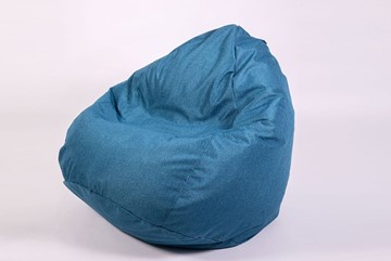 Кресло-мешок Юниор, рогожка синий в Норильске