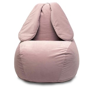 Кресло-игрушка Зайка (длинные уши), розовый в Норильске