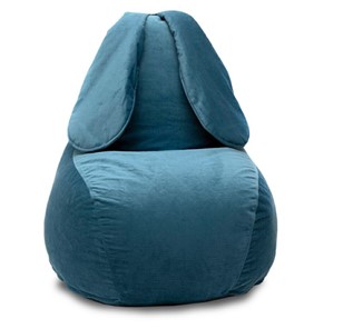 Кресло-мешок Зайка (длинные уши), синий в Норильске