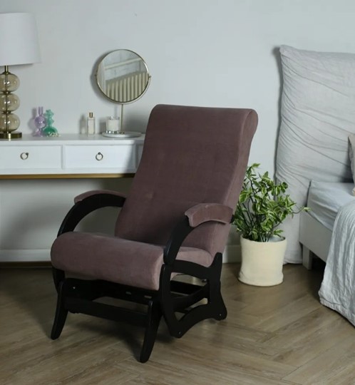 Кресло маятниковое Амелия, ткань кофе с молоком 35-Т-КМ в Норильске - изображение 5