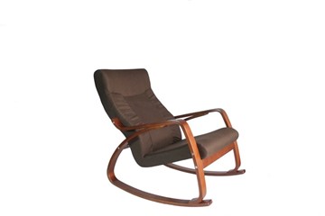 Кресло-качалка Женева, ткань шоколад в Красноярске - предосмотр