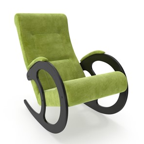 Кресло-качалка Модель 3, Verona 38 Apple Green-велюр в Норильске