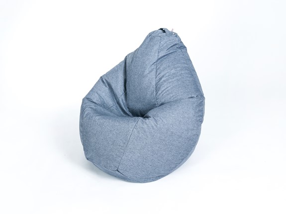 Кресло-мешок Хоум малое, серая в Норильске - изображение