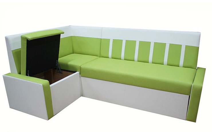 Кухонный угловой диван Квадро 2 со спальным местом в Норильске - изображение 1