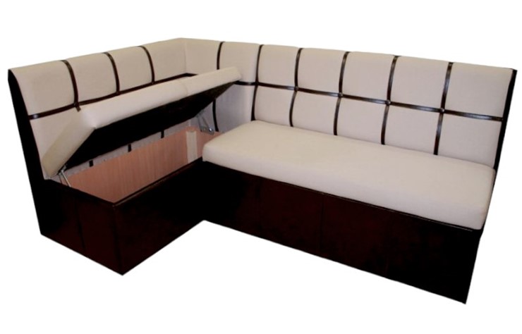 Угловой кухонный диван Квадро 5 со спальным местом в Норильске - изображение 2