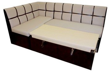 Угловой кухонный диван Квадро 5 со спальным местом в Норильске - предосмотр 1