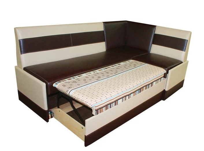Угловой кухонный диван Модерн 6 со спальным местом в Красноярске - изображение 3