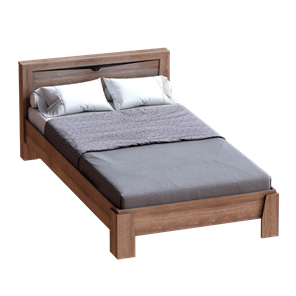 Кровать с основанием Соренто 1400, Дуб стирлинг в Норильске