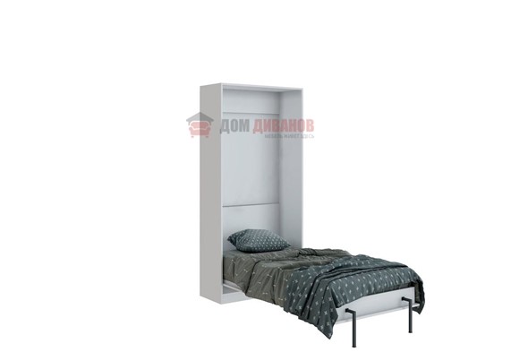 Кровать-шкаф Велена 1, 800х2000, цвет белый в Норильске - изображение