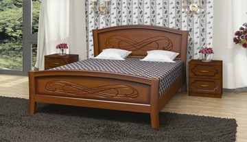 Кровать односпальная Карина-16 (Орех) 90х200 в Норильске
