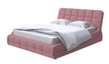 Кровать 2-х спальная Corso-6 140x200, Рогожка (Levis 62 Розовый) в Норильске