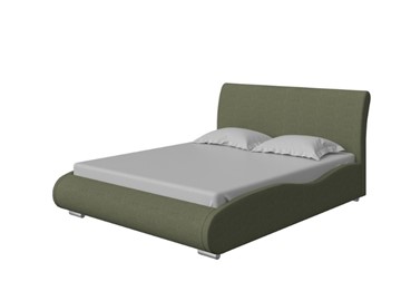 Кровать Corso-8 Lite 140x200, Искусственная шерсть (Лама Авокадо) в Норильске