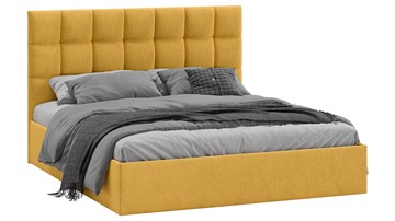 2-спальная кровать Эмбер тип 1 (Микровелюр Wellmart Yellow) в Норильске
