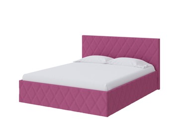 Кровать Fresco 140х200, Рогожка (Savana Berry (фиолетовый)) в Норильске