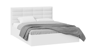 Кровать спальная с подъемным механизмом Агата тип 1 (Белый) в Норильске