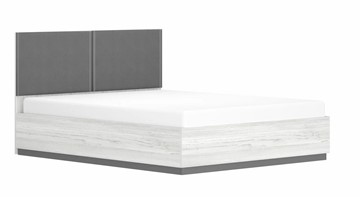Кровать с подъемным механизмом 2-спальная Винтер-16, винтерберг/темно-серый/спейс графит в Норильске