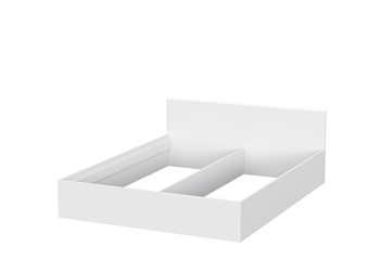 Кровать 2-спальная Токио (1,6х2,0), белый текстурный в Норильске