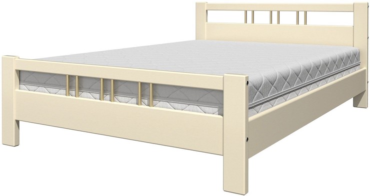 Спальная кровать Вероника-3 (Слоновая кость) 160х200 в Норильске - изображение 4