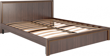 Кровать 2-спальная Беатрис М07 (Орех Гепланкт) в Норильске